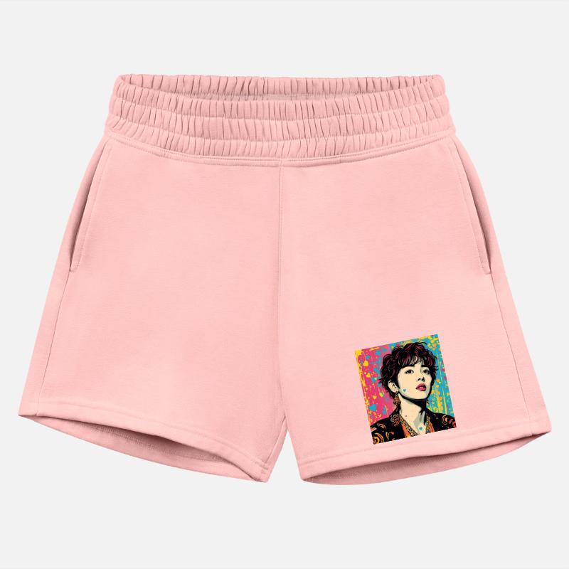 Vibrant Pop Art Female Portrait