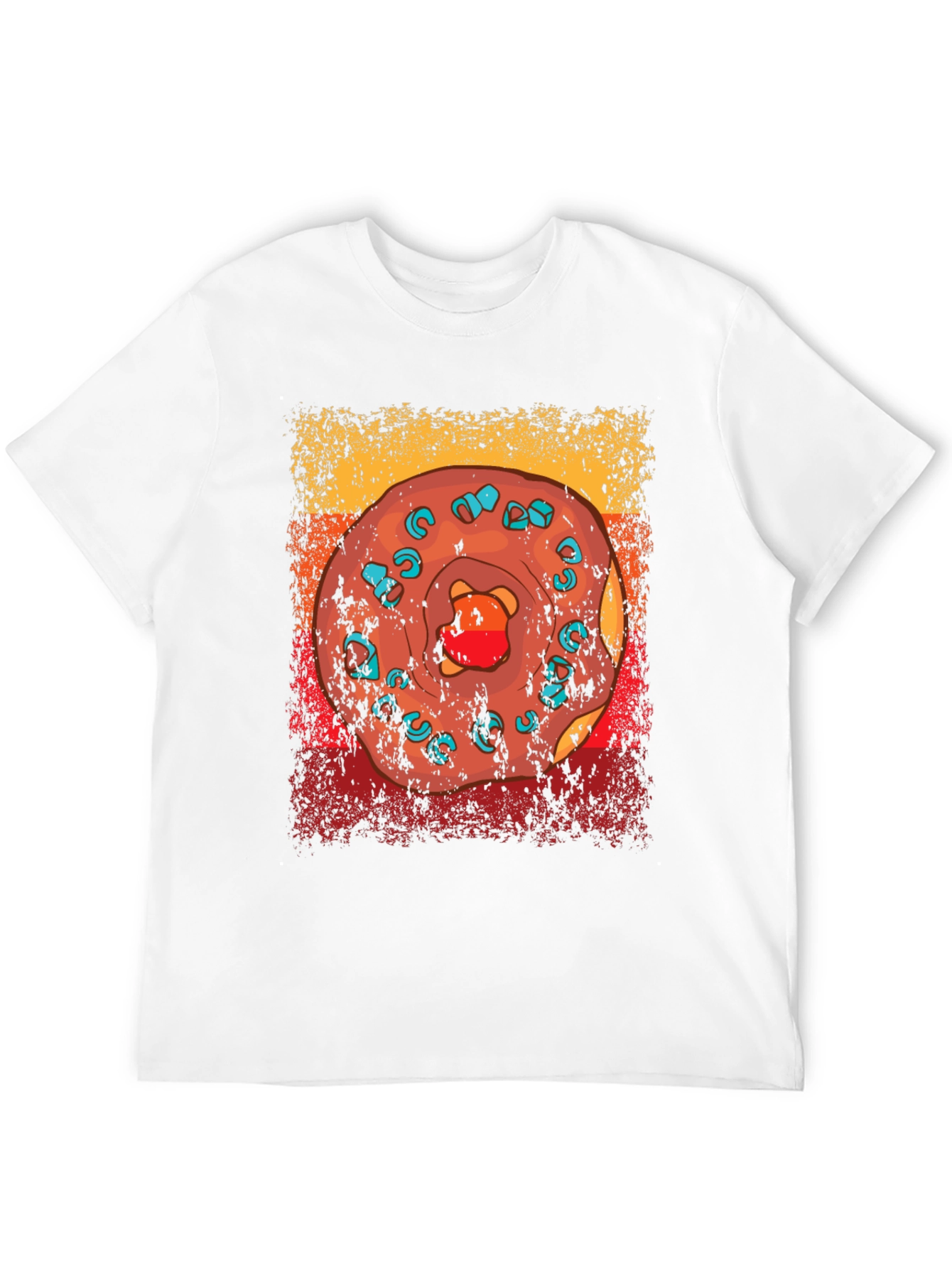 Donut Bear Graphic T-Shirt - Casual Style