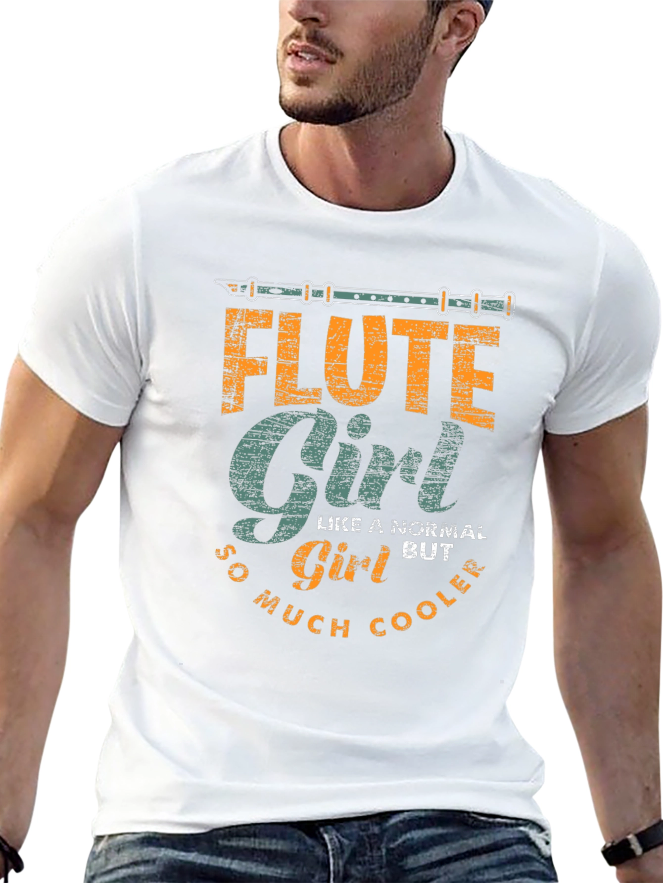 Flute Girl T-Shirt: Cooler Than Normal