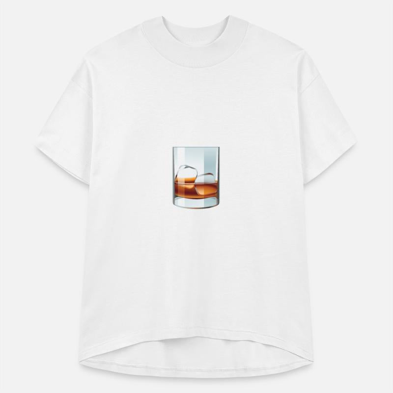 Whiskey Helps T-Shirt - Funny Scotch On The Rocks