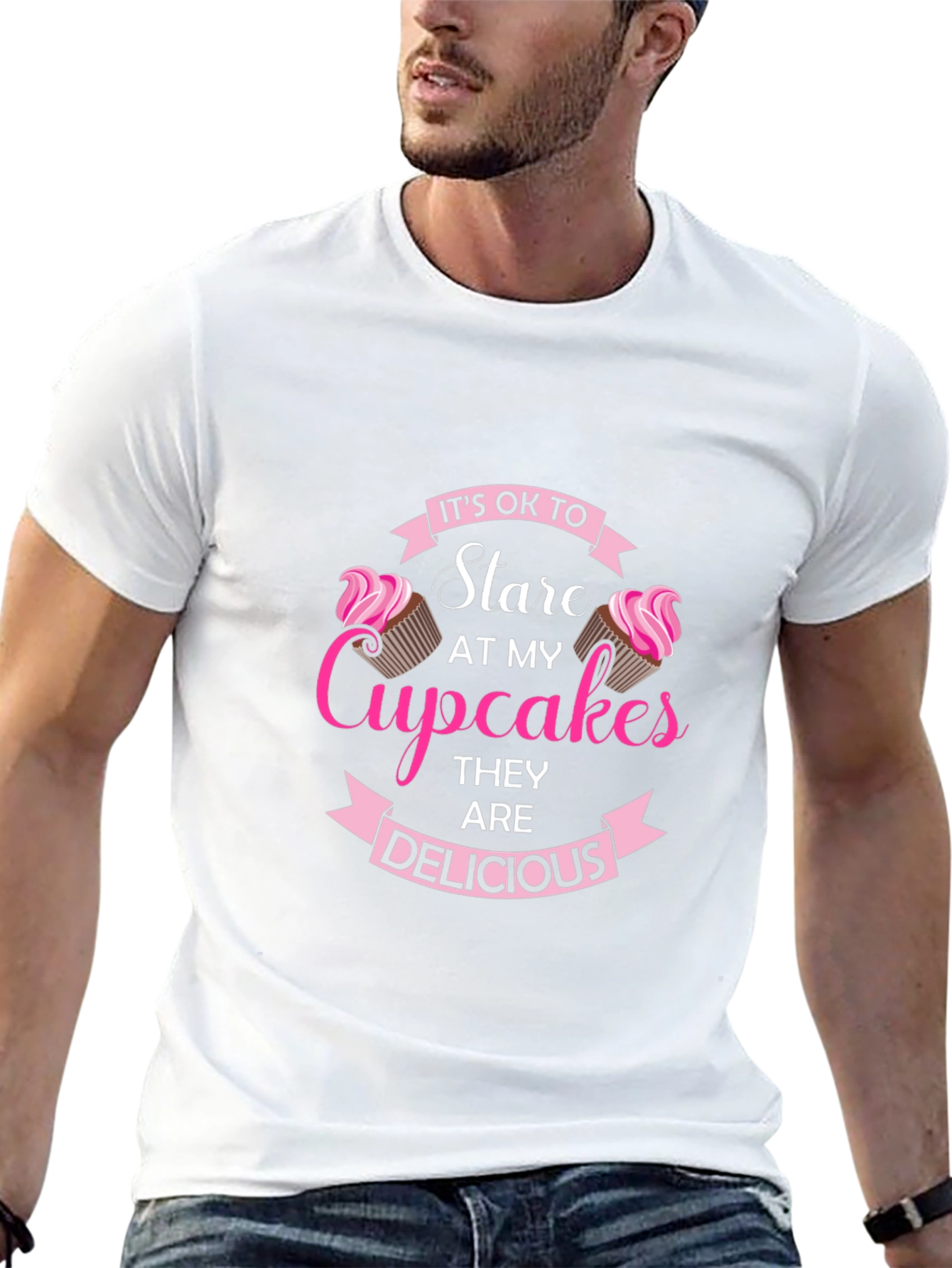 Cupcakes T-Shirt: Its OK to Stare