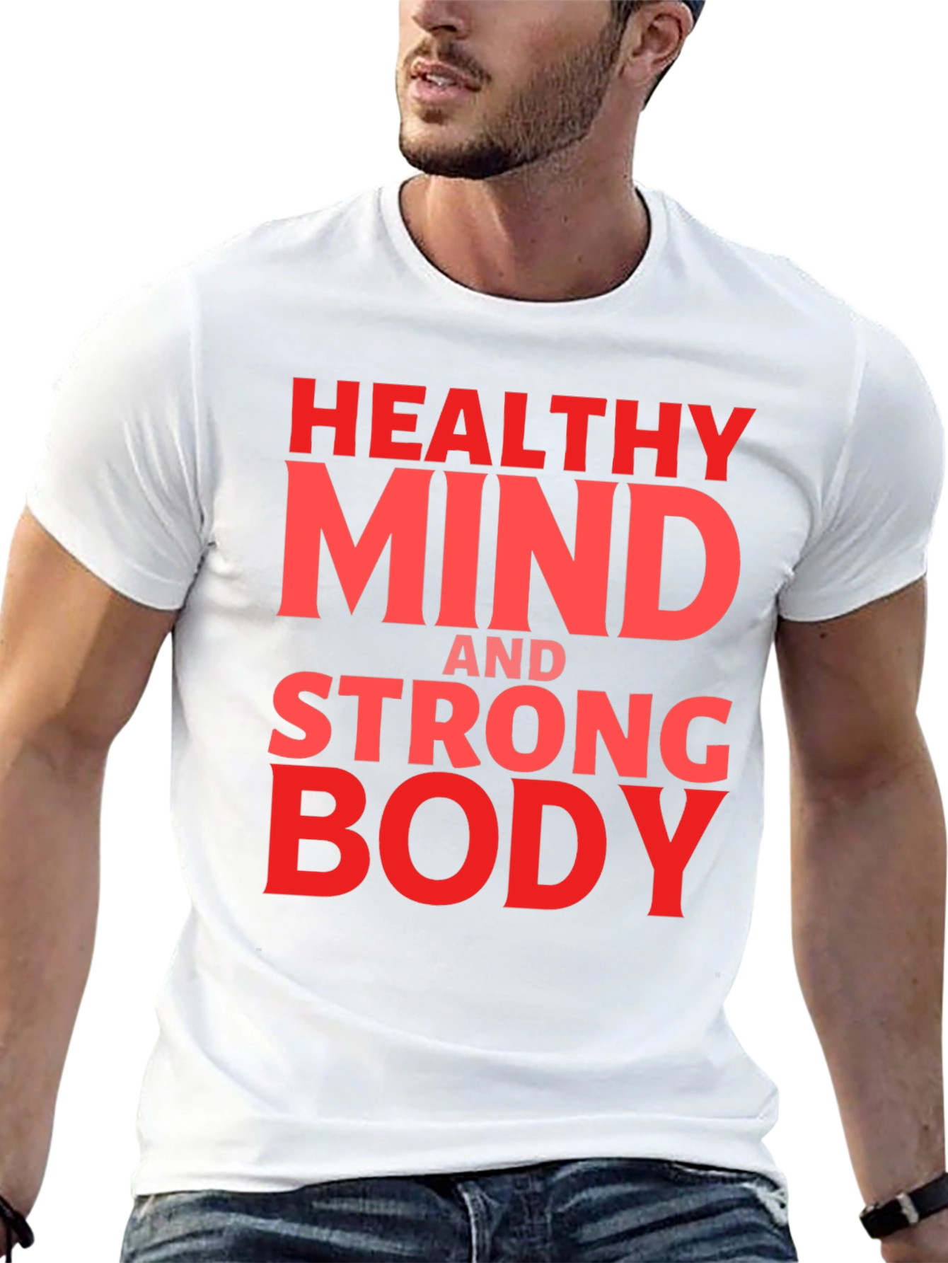 Healthy Mind Strong Body Graphic Tee