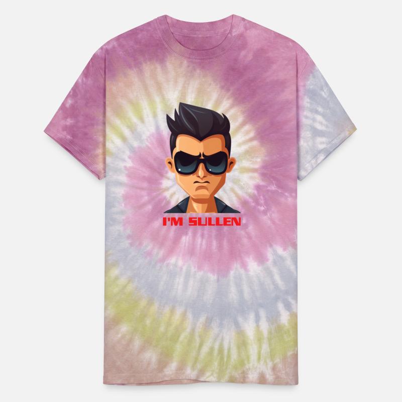 Young Man with Sunglasses is Angry And Sullen