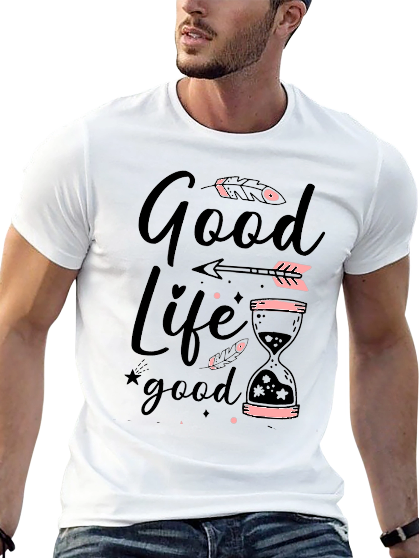 Good Life Graphic Tee - Stylish Casual Wear