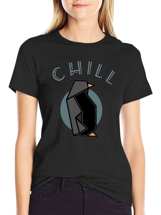 Chill Penguin Graphic Tee - Cool & Comfy
