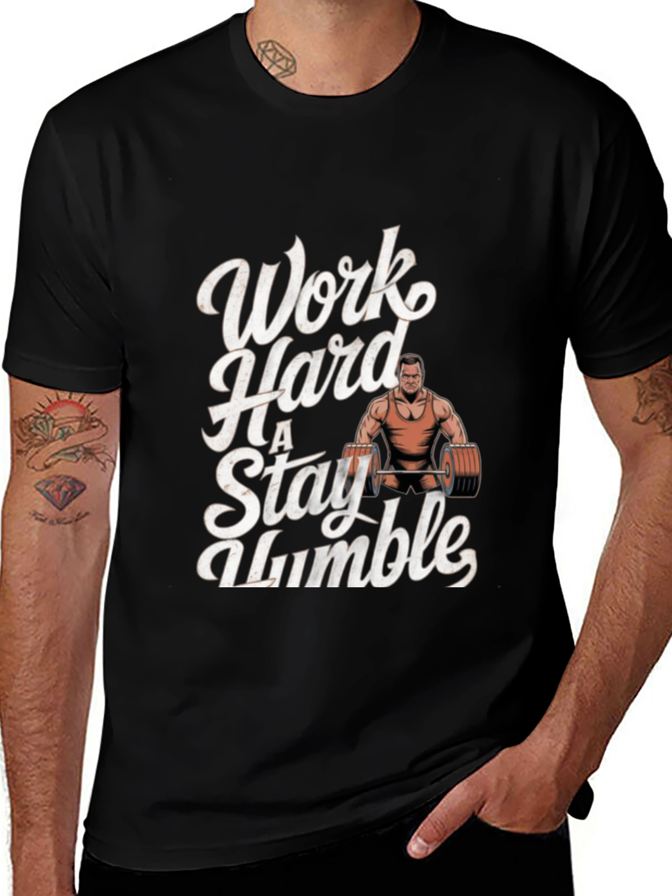 Work Hard Stay Humble Graphic T-Shirt