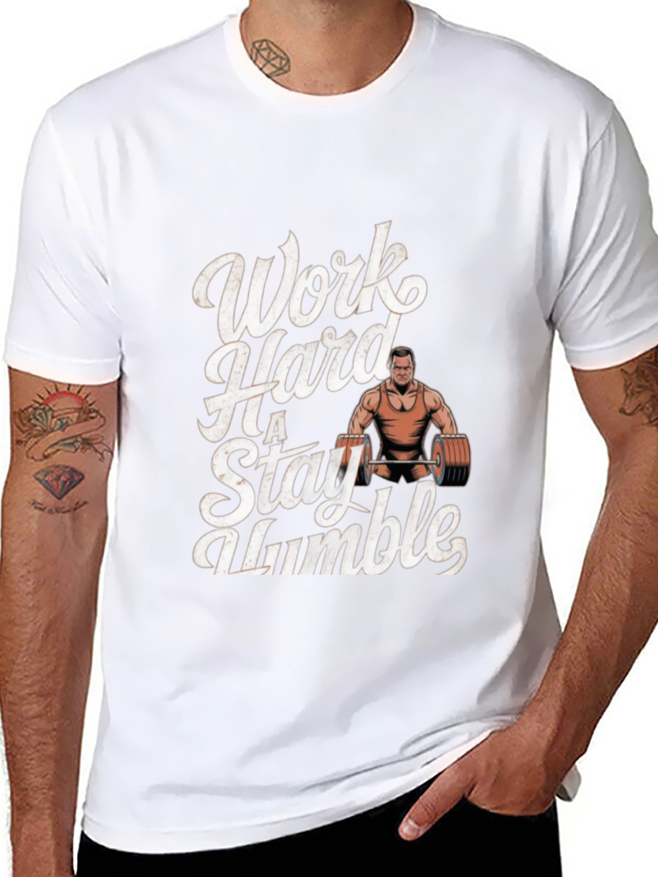 Work Hard Stay Humble Graphic T-Shirt