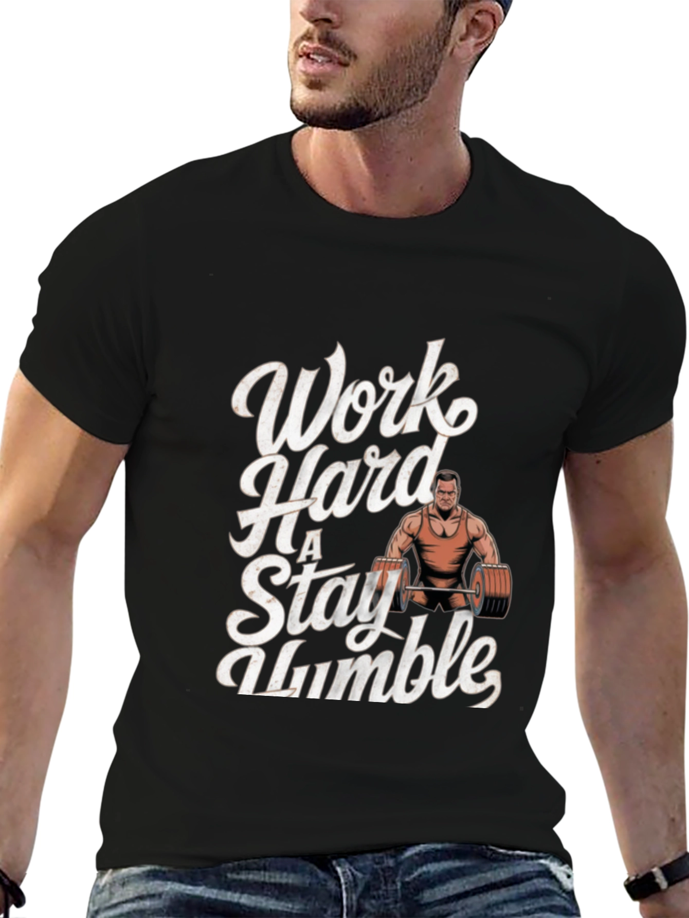 Work Hard Stay Humble Graphic T-Shirt