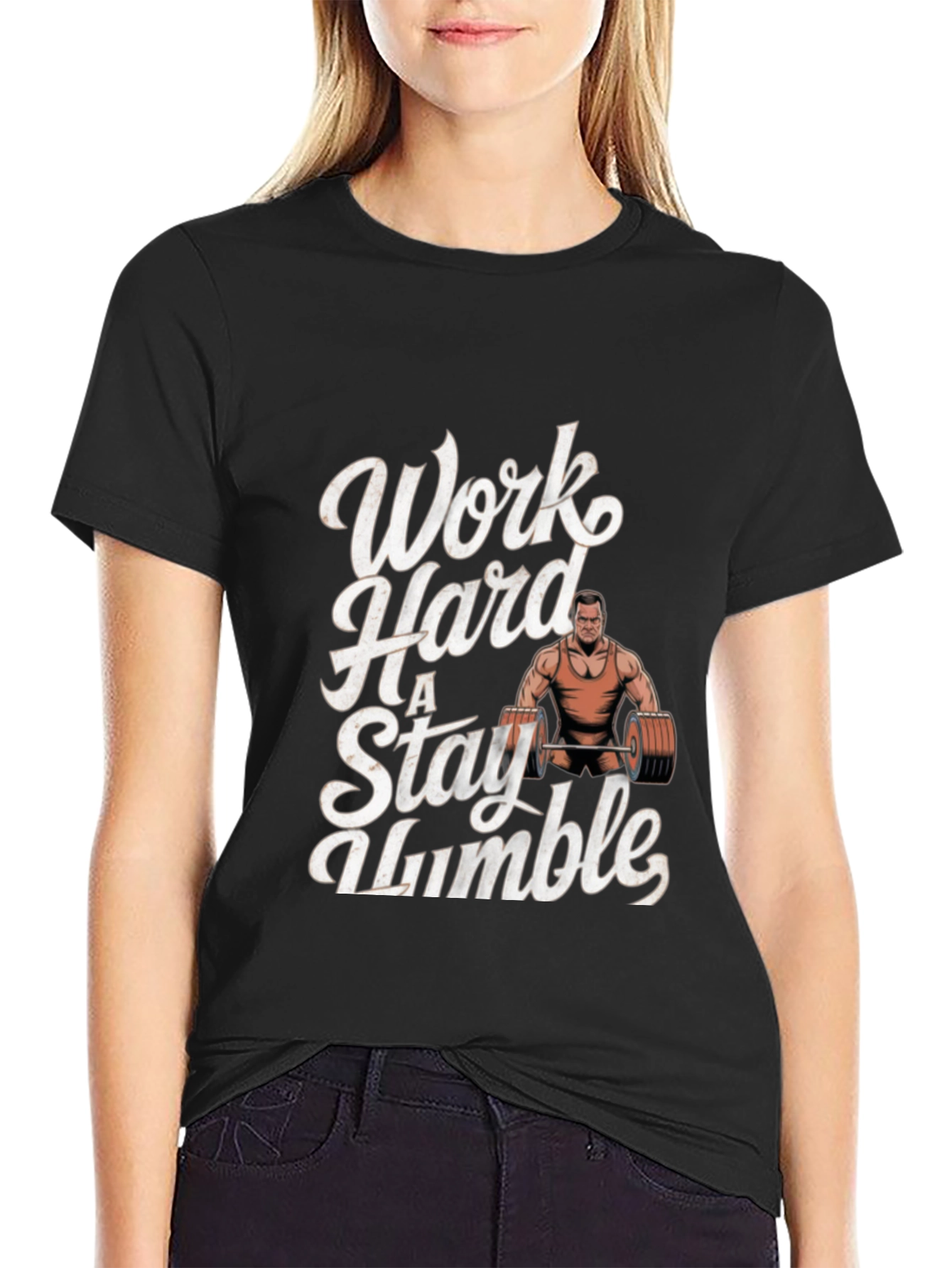Work Hard Stay Humble Graphic T-Shirt