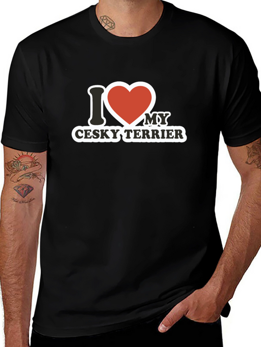 I Love My Cesky Terrier T-Shirt