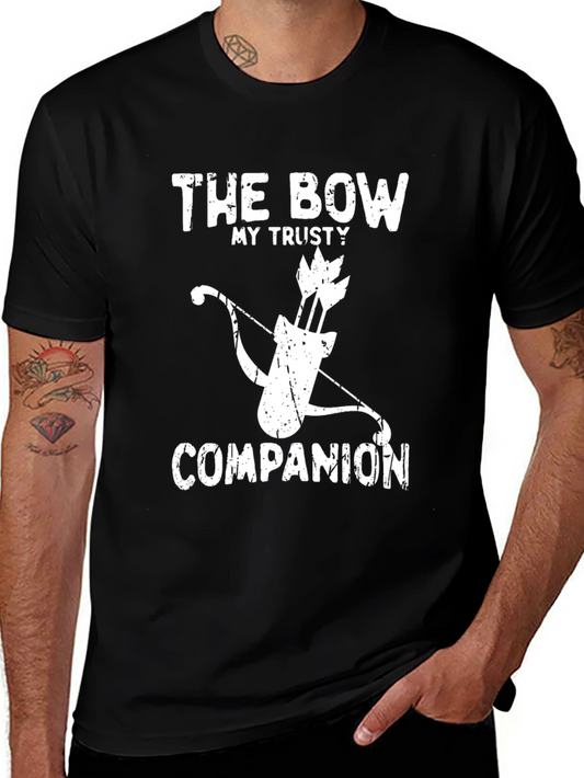 The Bow My Trusty Companion Black T-Shirt