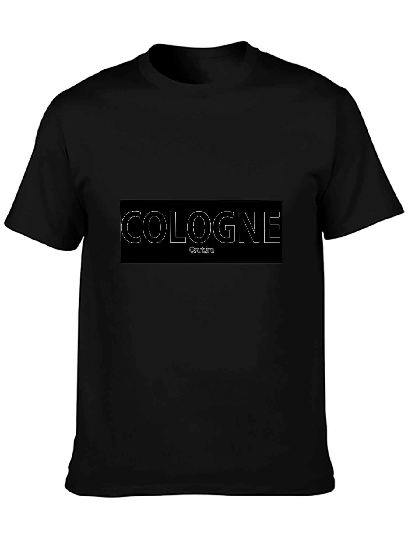 Cologne Couture Black Graphic T-Shirt