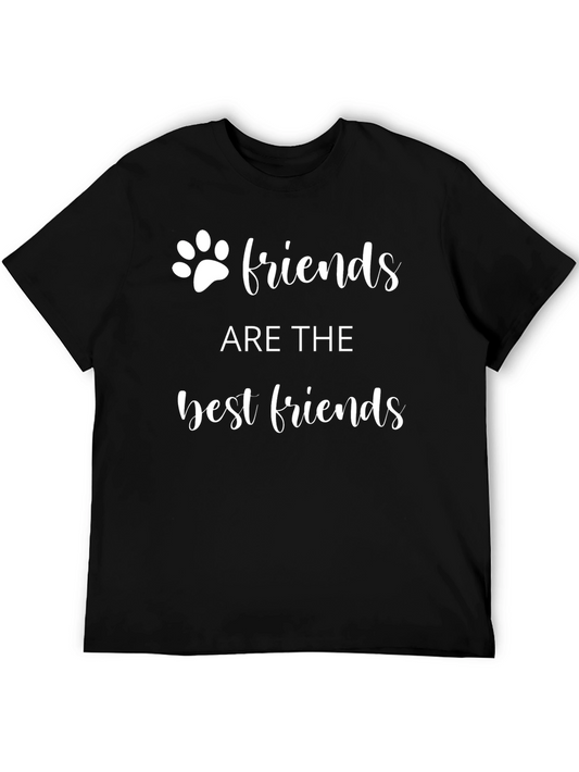 Friends Best Friends Graphic Tee - Black