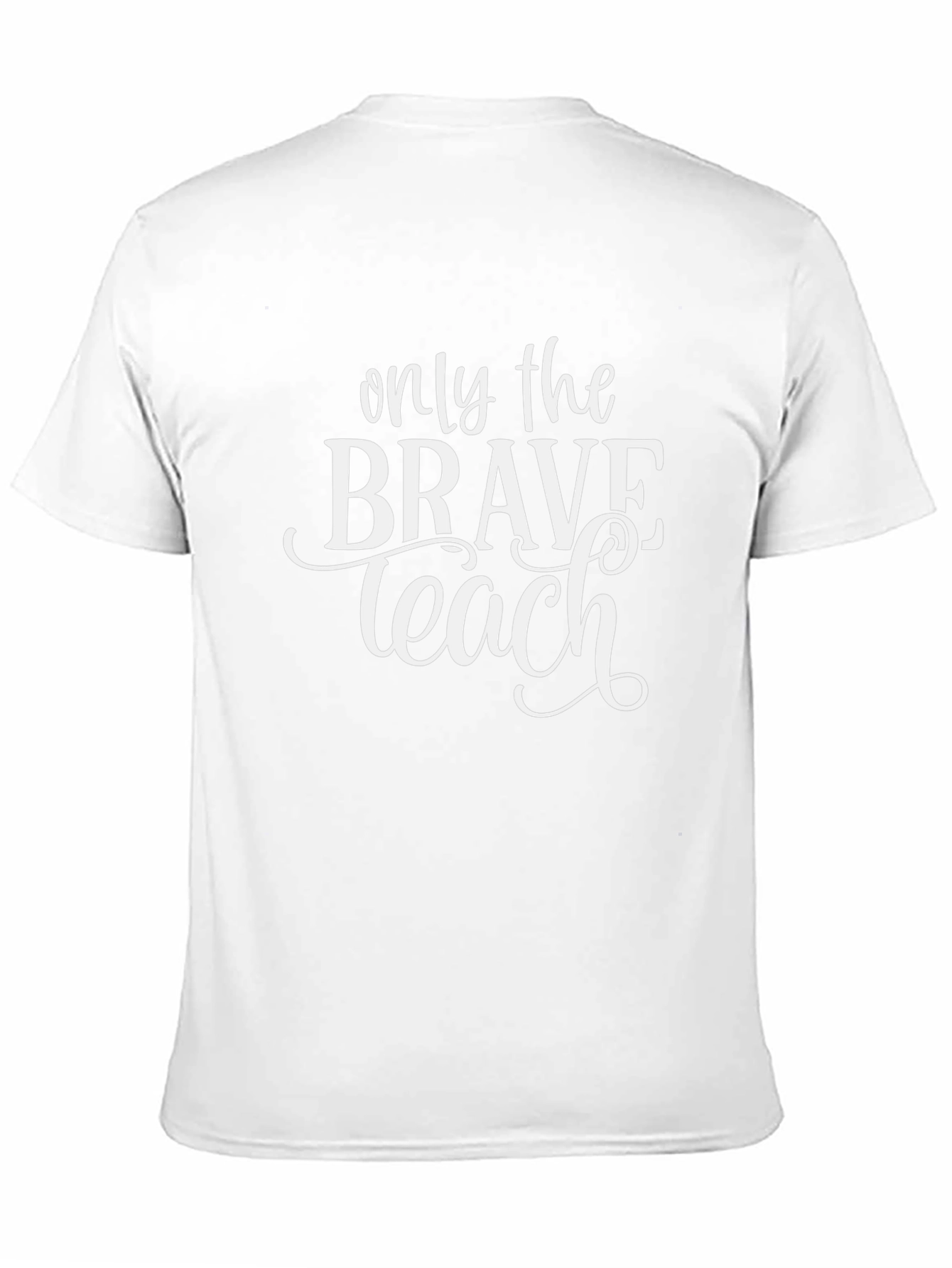 Only the Brave Teach Black T-Shirt