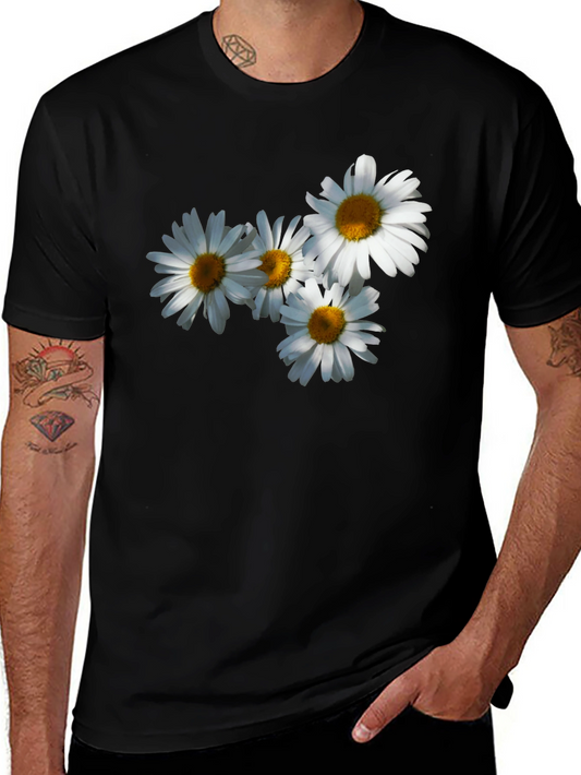 Daisy Graphic Black T-Shirt