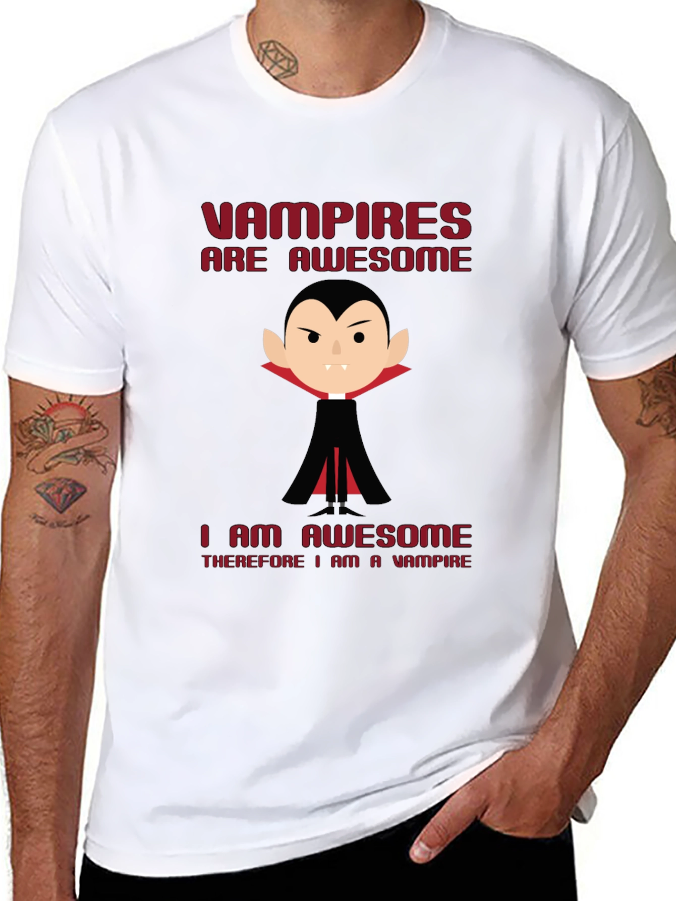 Vampires Are Awesome Graphic T-Shirt