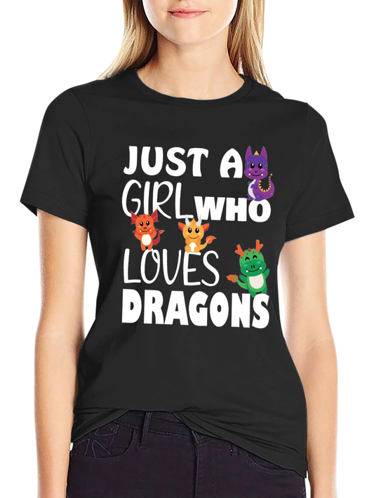 Dragon Lover T-Shirt - Cute Cartoon Dragons