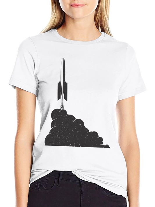 Rocket Launch Graphic Tee - Soft Cotton T-Shirt