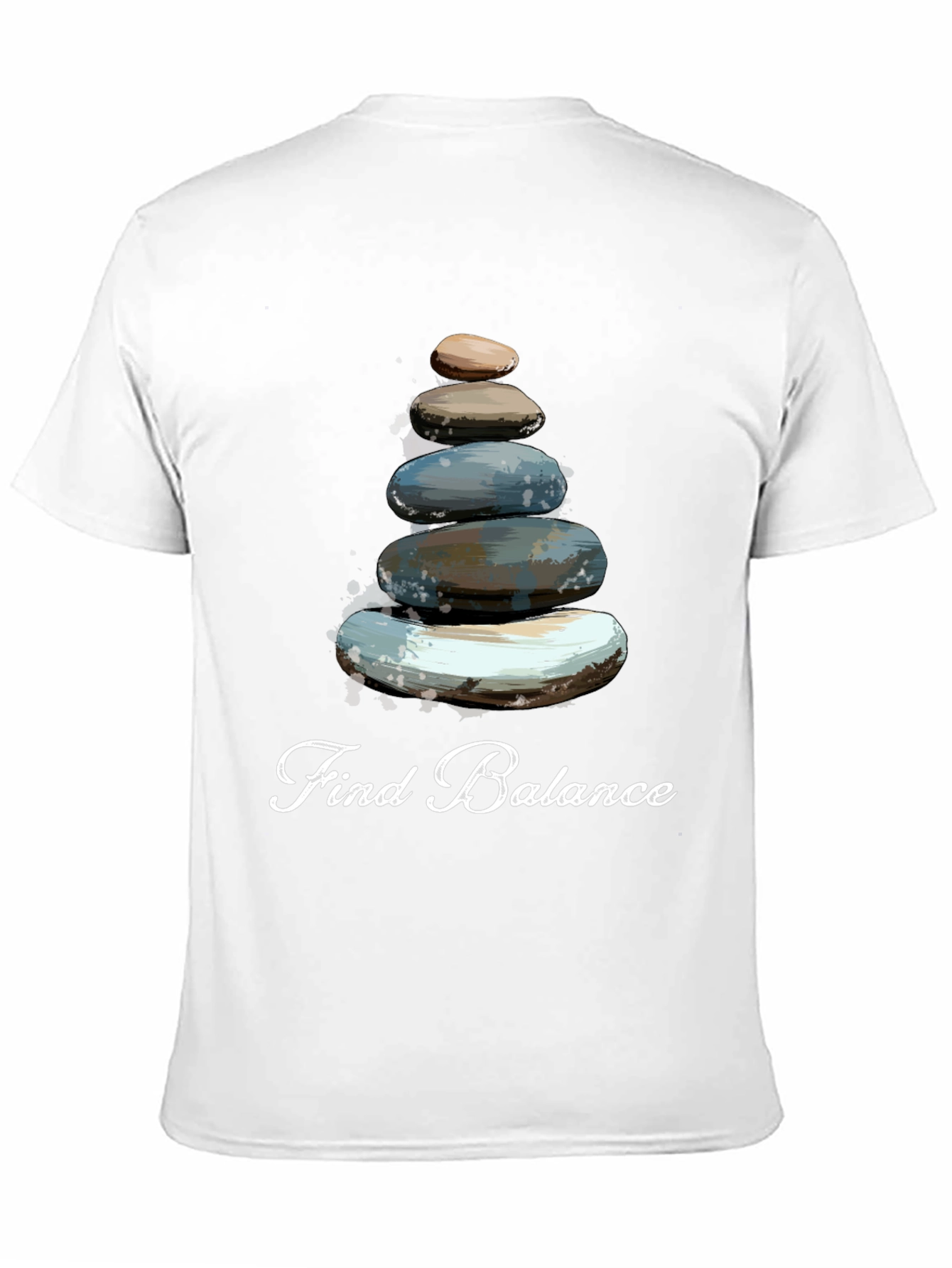 Find Balance T-Shirt - Stacked Stone Graphic Tee