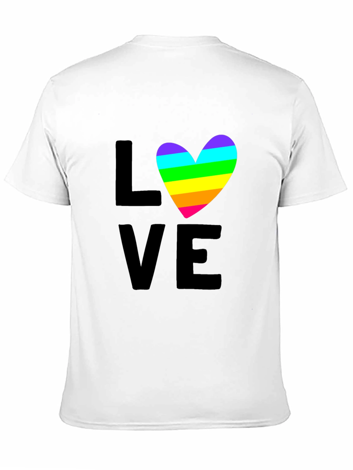 Love Rainbow Heart T-Shirt - Pride LGBTQ