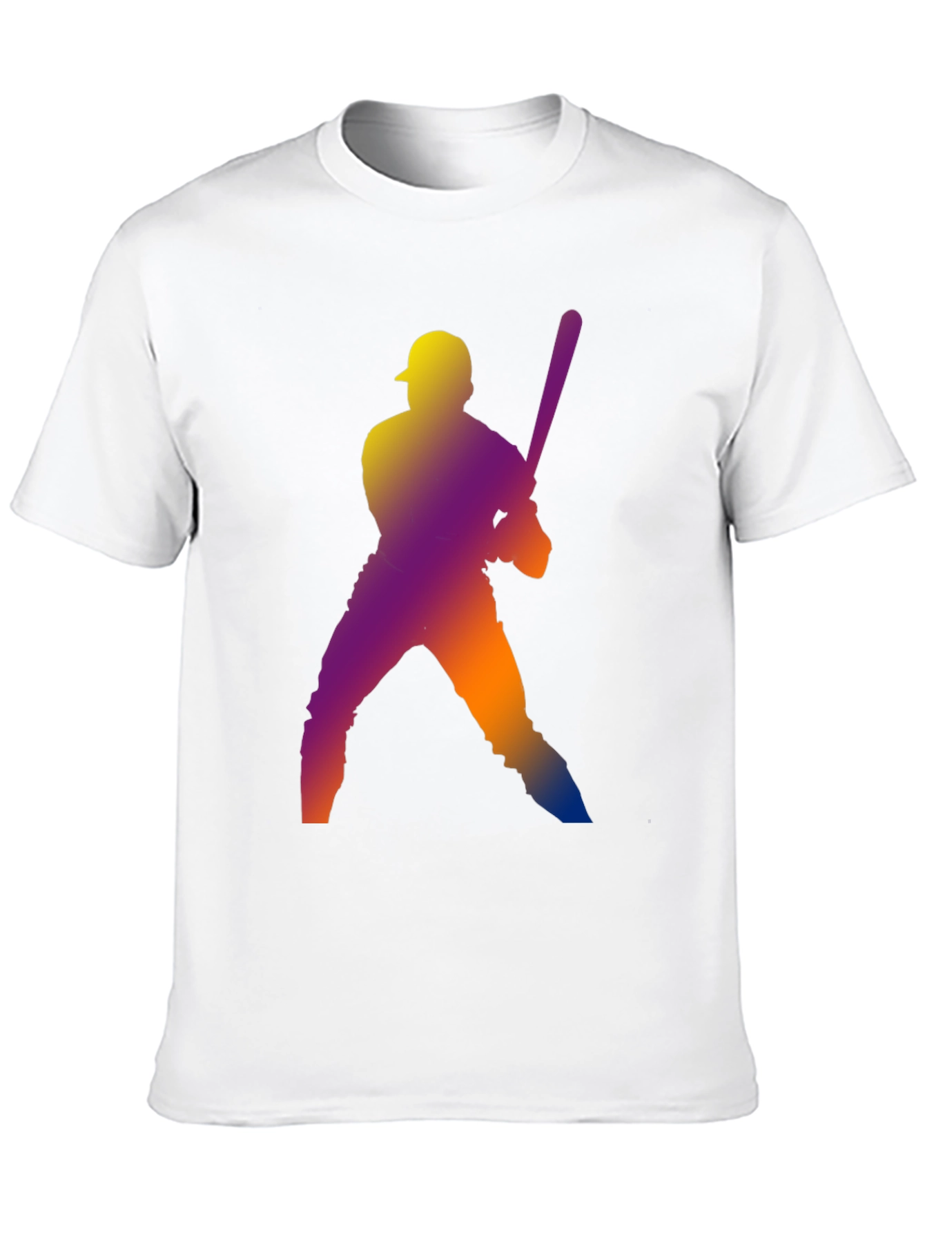 Baseball Silhouette Graphic T-Shirt