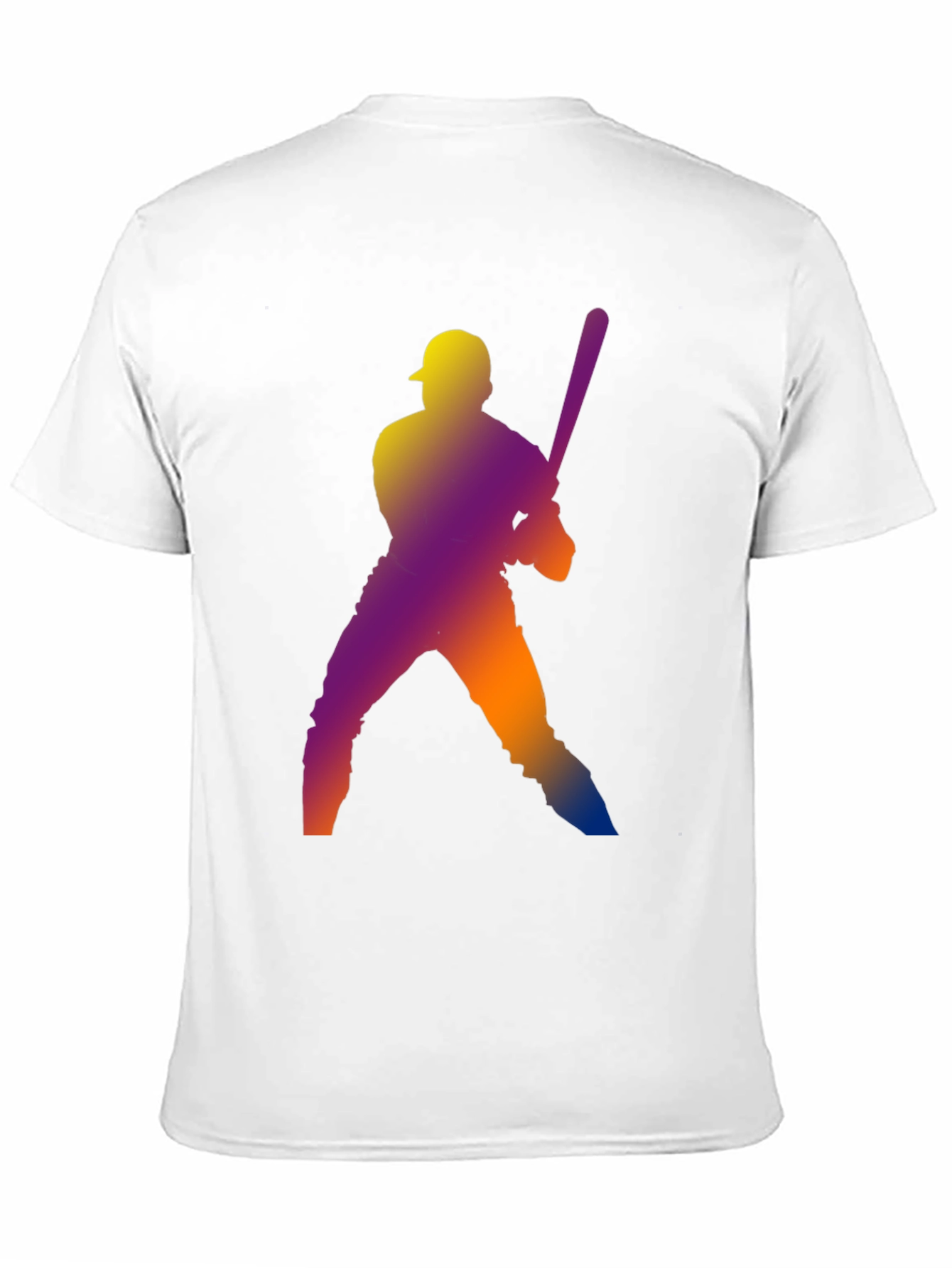 Baseball Silhouette Graphic T-Shirt