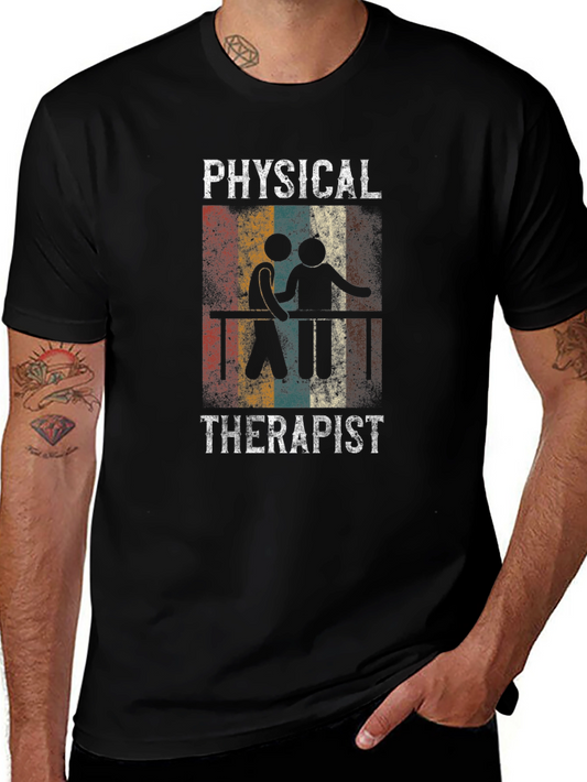 Physical Therapist Retro Graphic T-Shirt