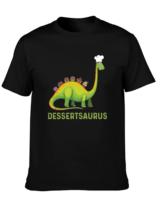 Dessertsaurus T-Shirt | Funny Dinosaur Cupcake Tee
