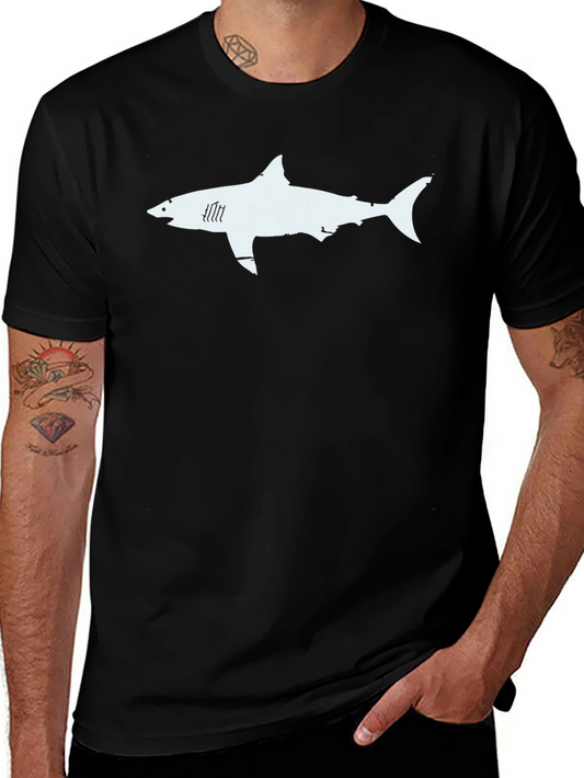 Shark Graphic Black T-Shirt | Mens