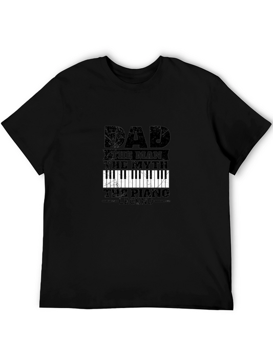 Dad Piano Legend T-Shirt - Fathers Day