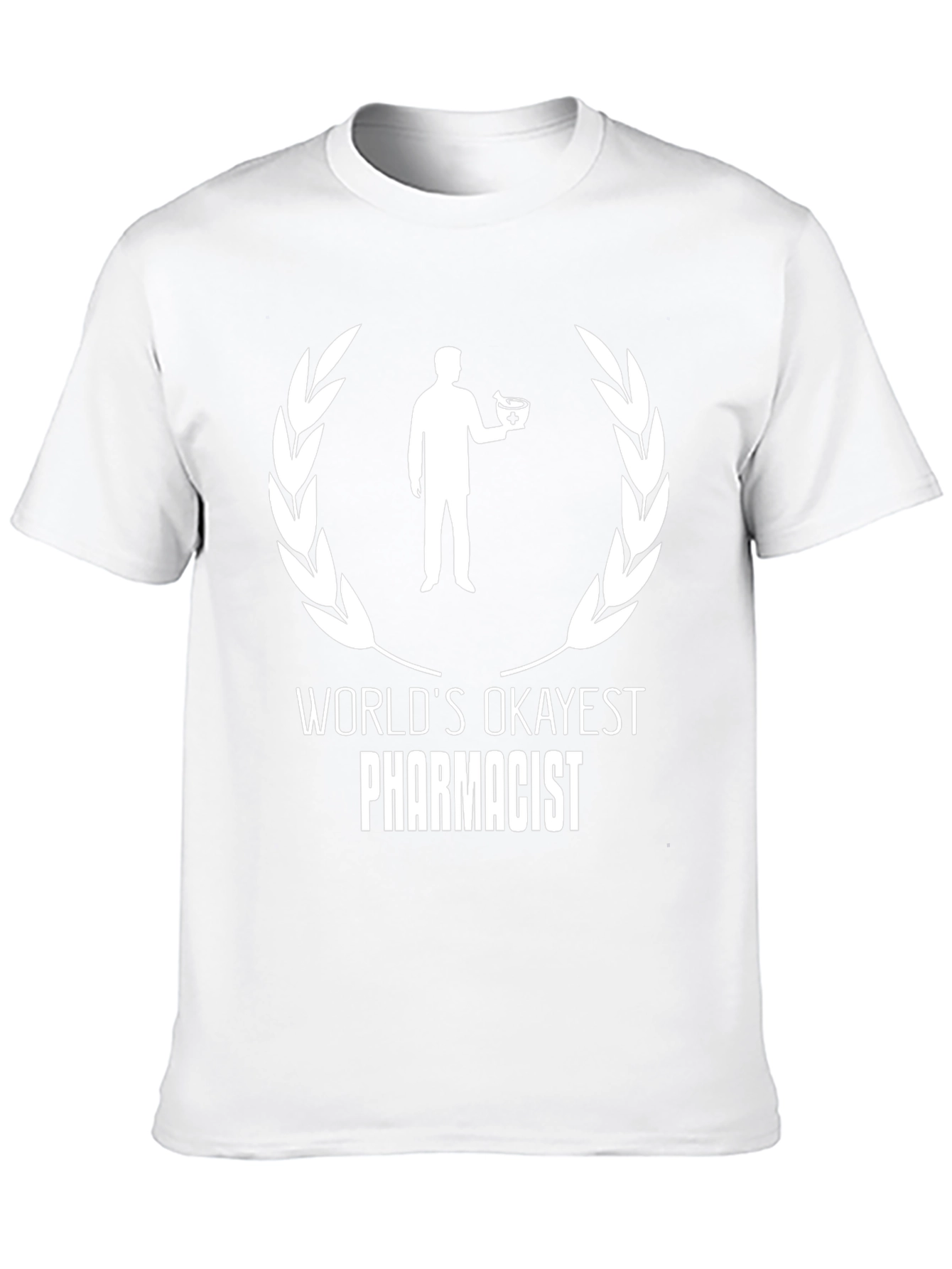 Worlds Okayest Pharmacist T-Shirt - Funny Gift