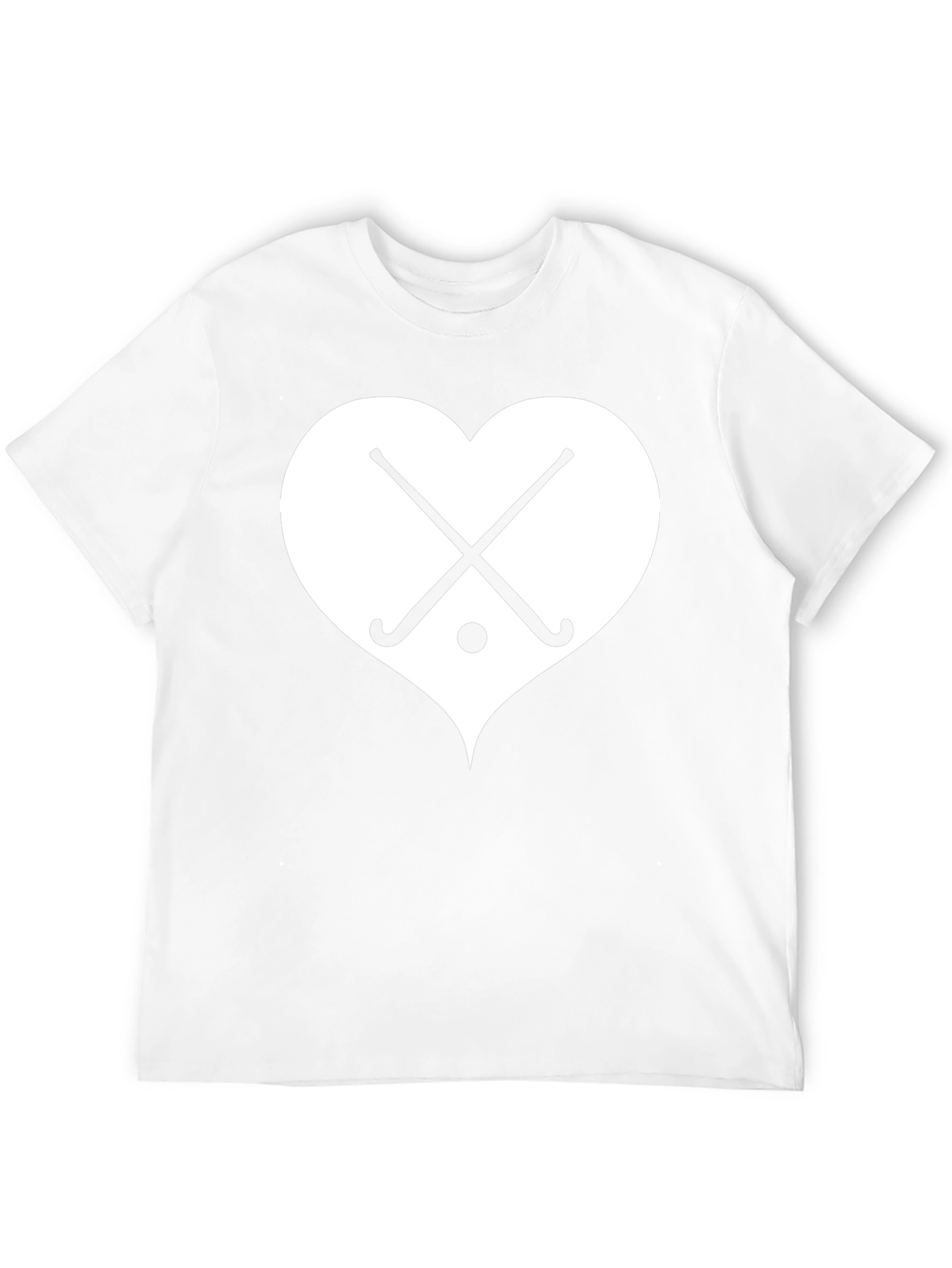 Hockey Heart T-Shirt - Black