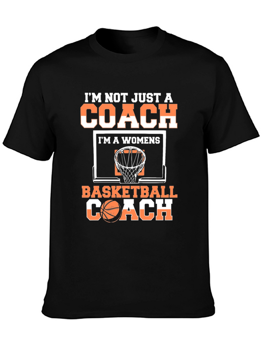 Womens Basketball Coach Graphic T-Shirt