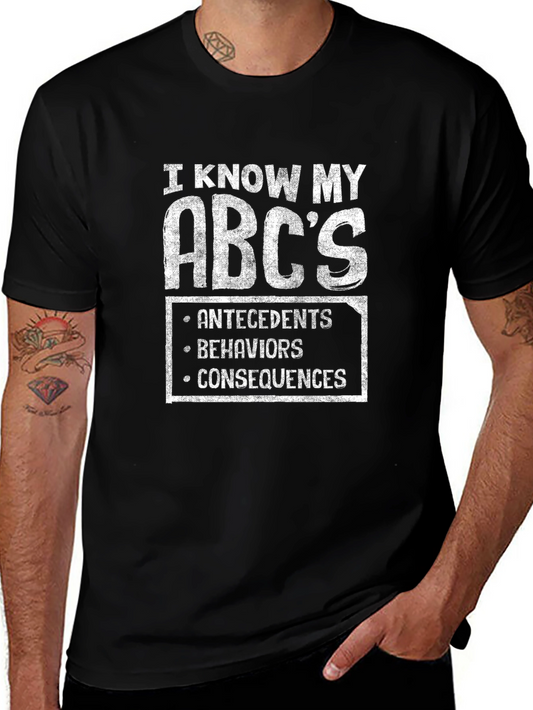 I Know My ABCs Behavior Analyst T-Shirt