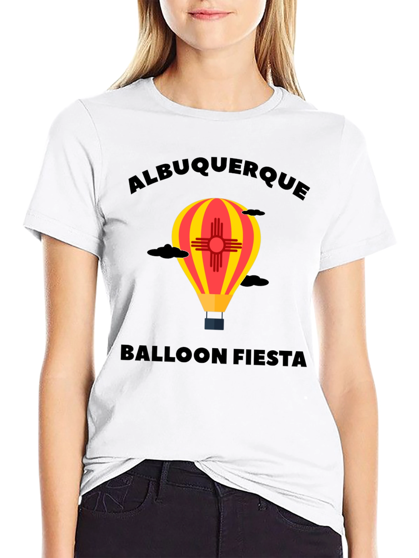 Albuquerque Balloon Fiesta Black T-Shirt