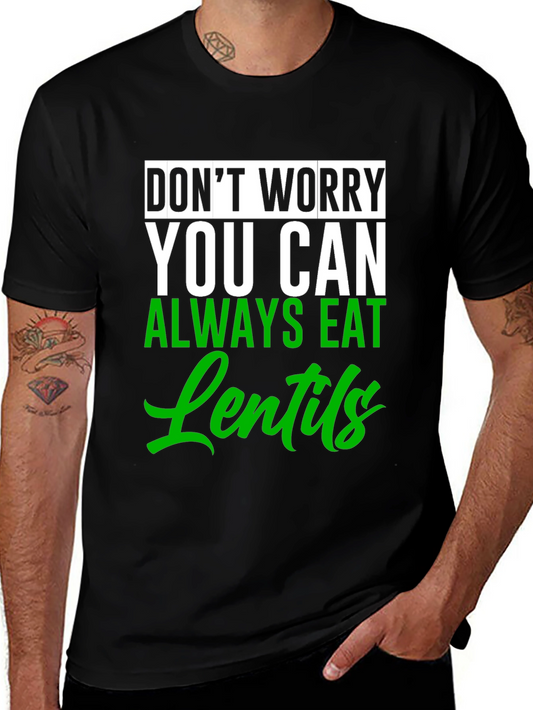 Eat Lentils Graphic Tee - Unisex Comfort Fit