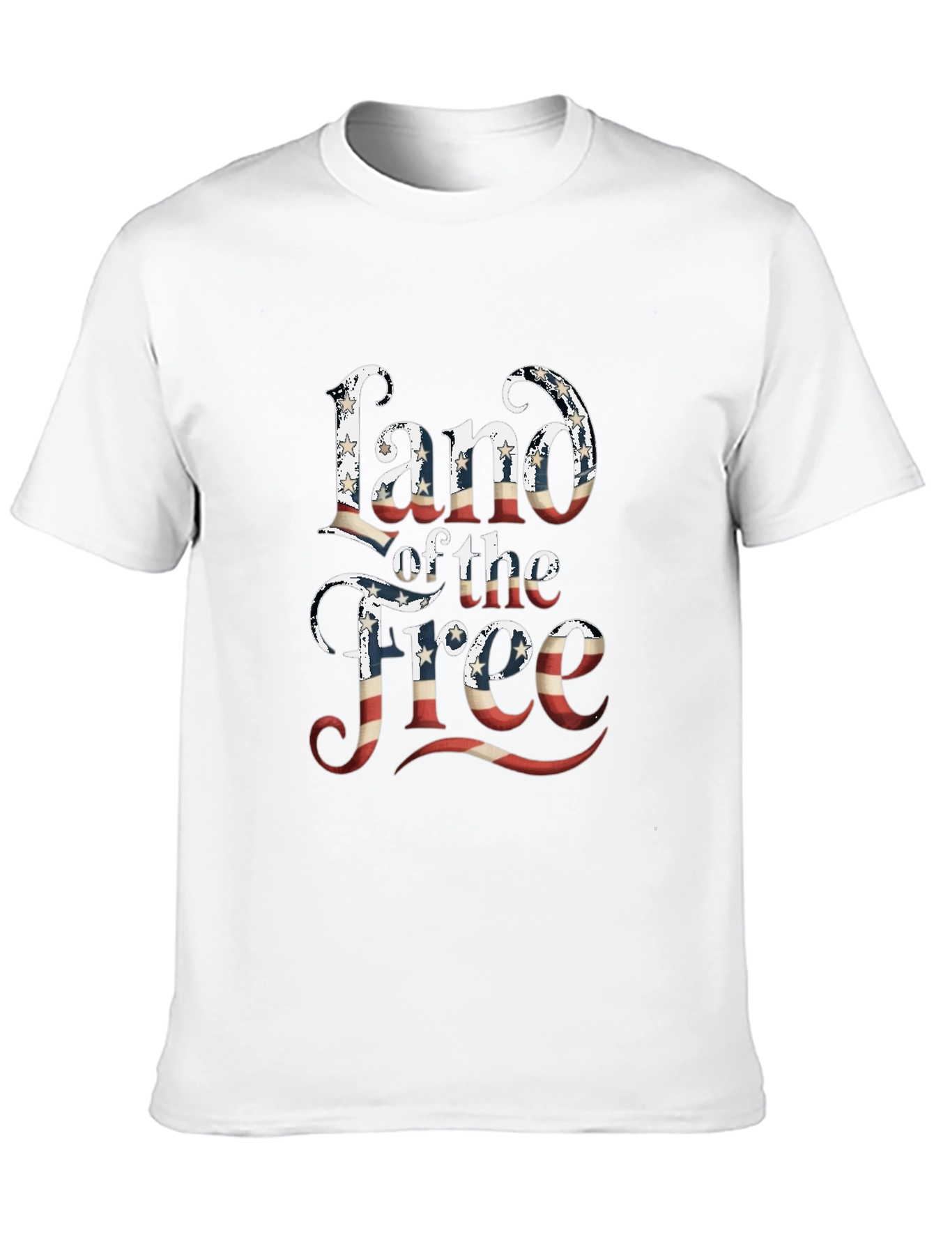 Patriotic Land of the Free Graphic Tee