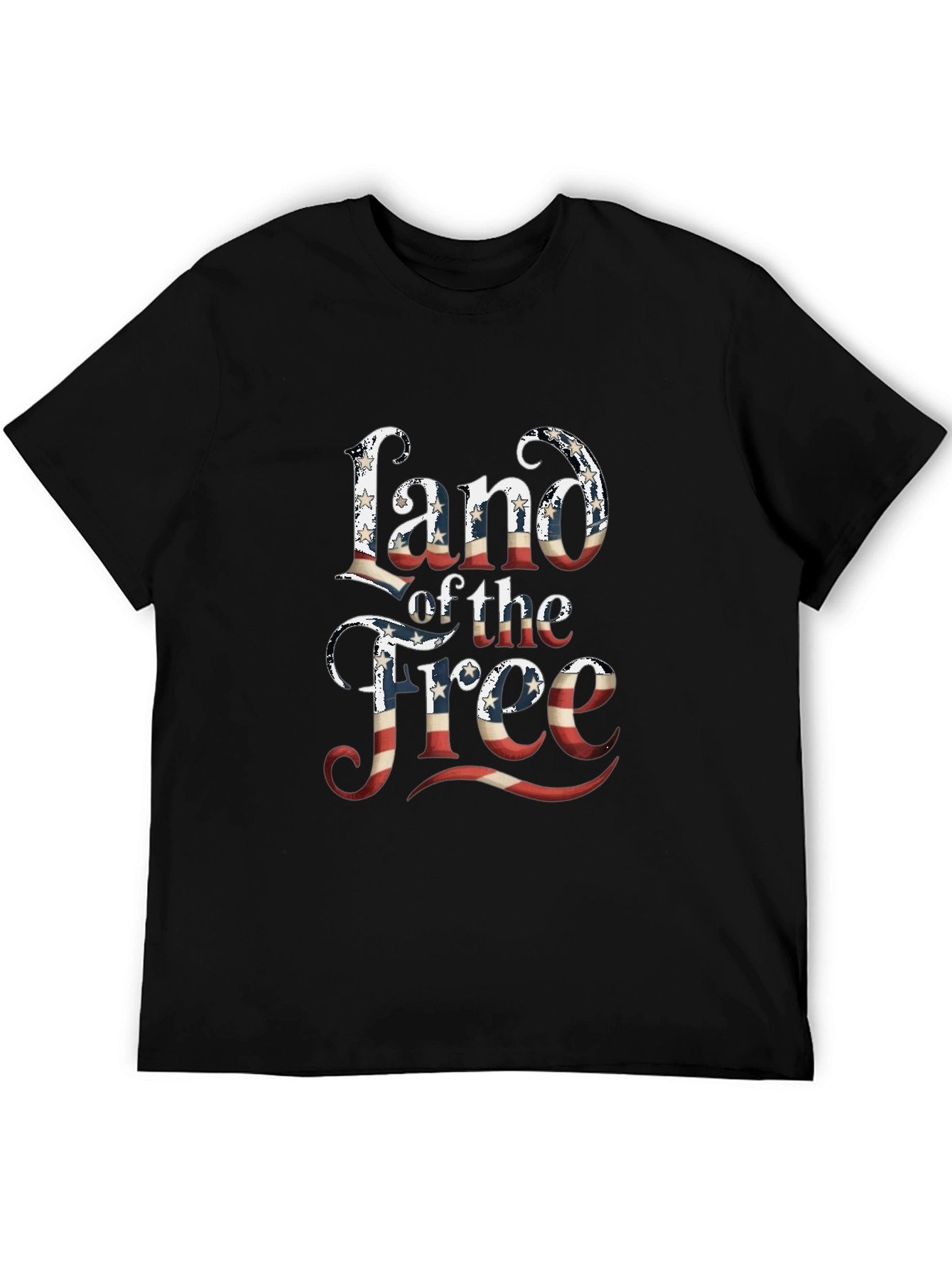 Patriotic Land of the Free Graphic Tee