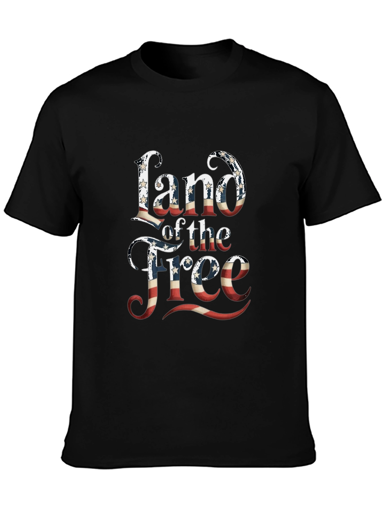 Patriotic Land of the Free Graphic Tee