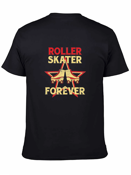 Roller Skater Forever Graphic Tee - Black