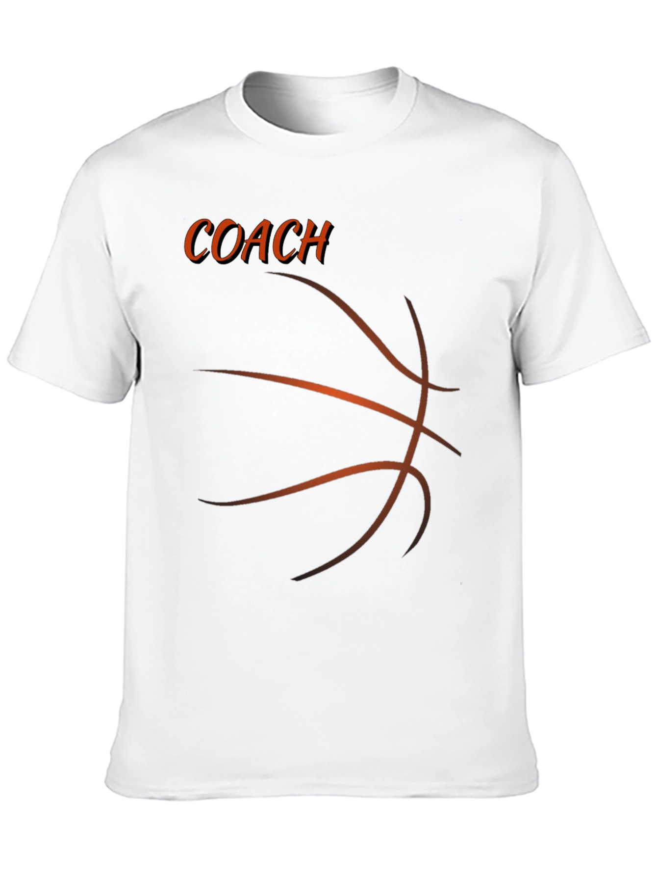 Coach Basketball Graphic T-Shirt