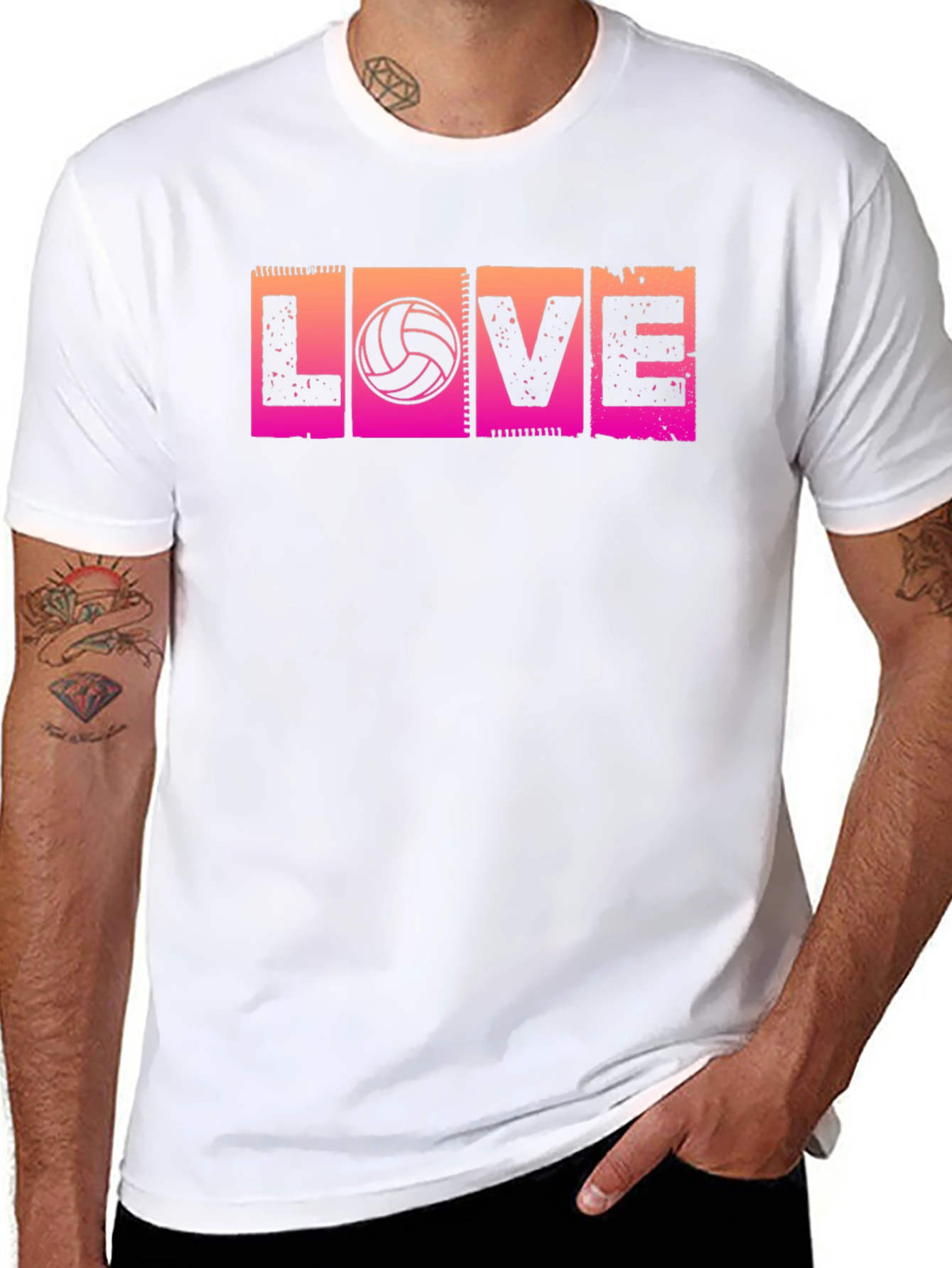 Love Volleyball Graphic T-Shirt