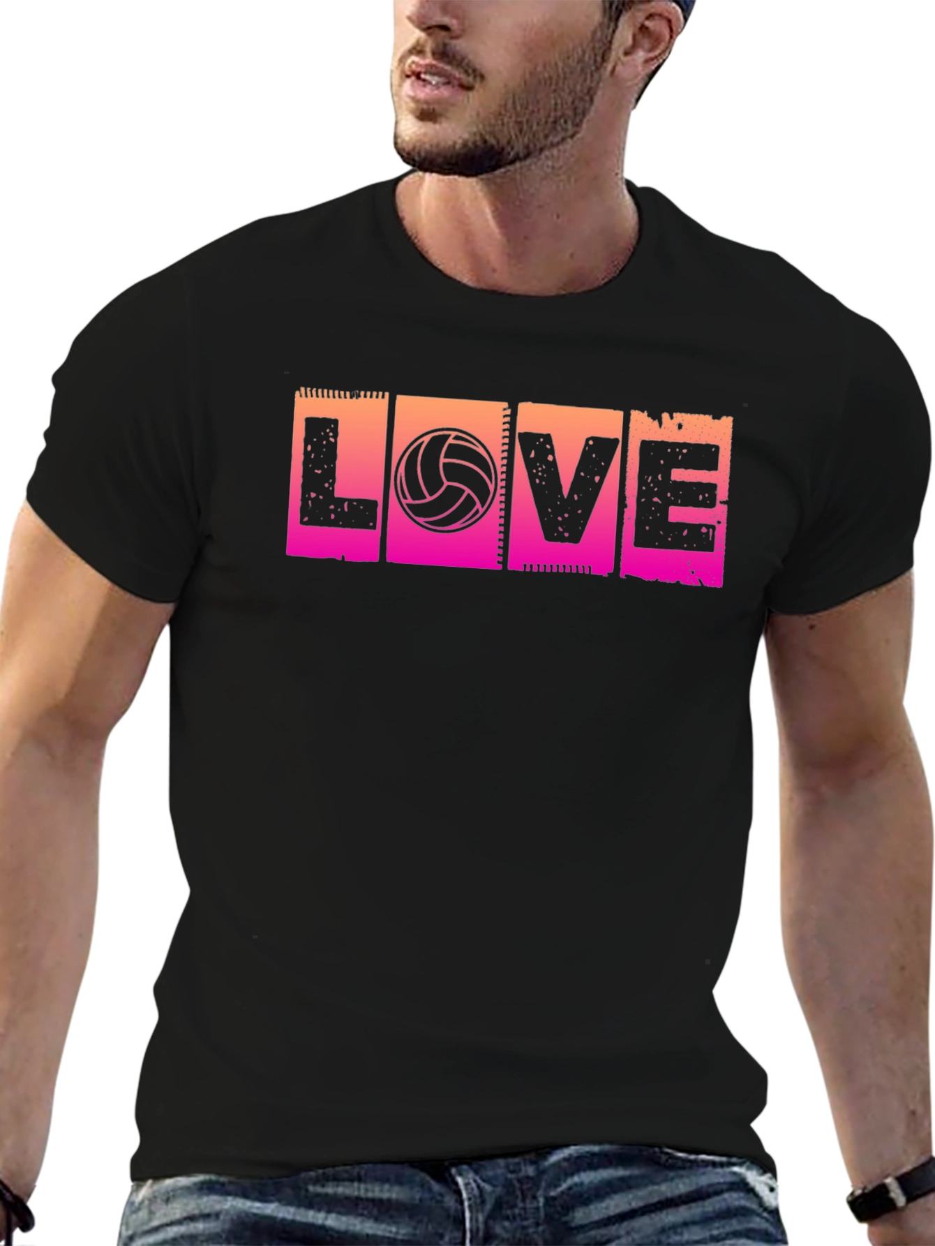 Love Volleyball Graphic T-Shirt