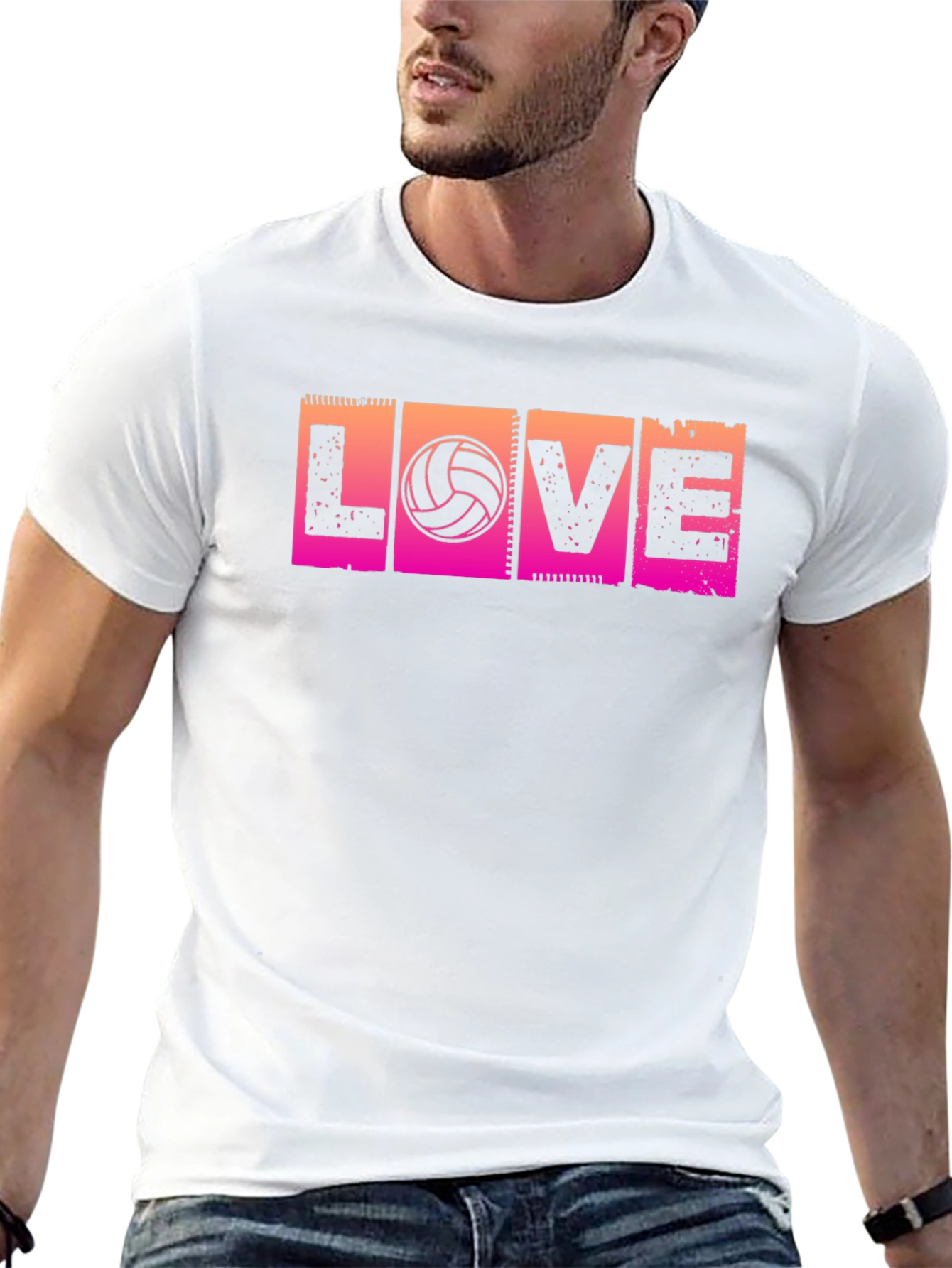 Love Volleyball Graphic T-Shirt