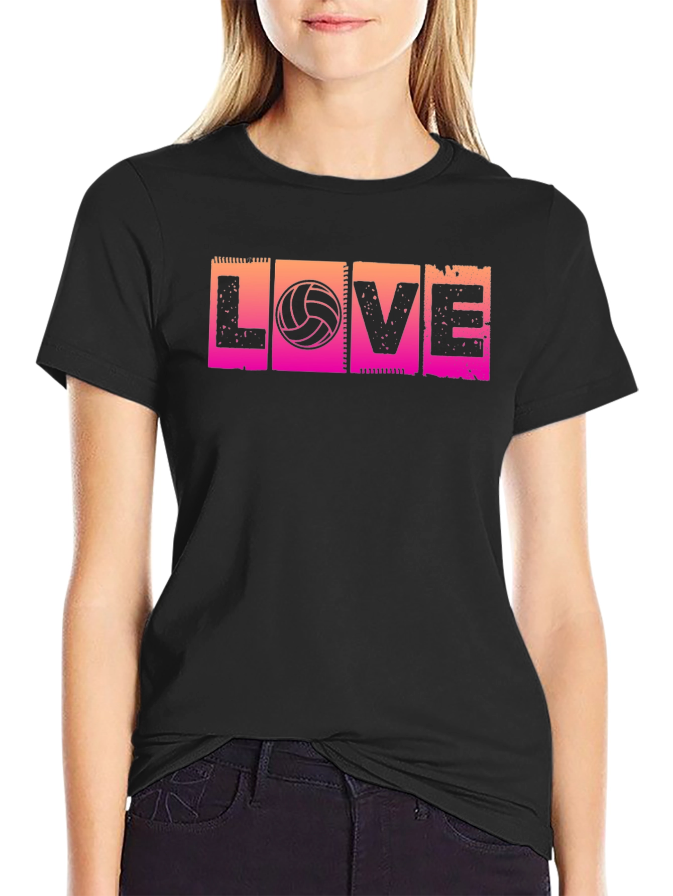 Love Volleyball Graphic T-Shirt
