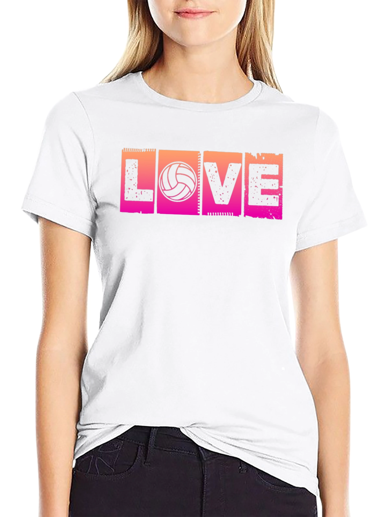 Love Volleyball Graphic T-Shirt