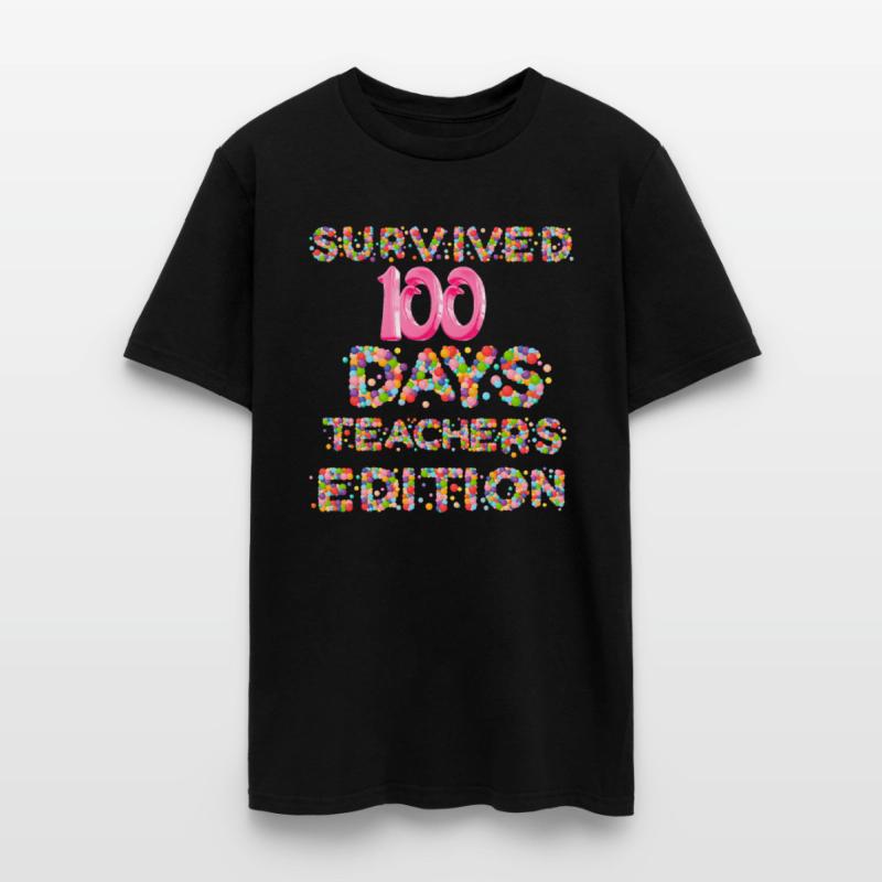 100 Days Teacher Triumph: Colorful Celebration