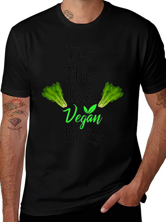 Vegan Body T-Shirt - Plant Powered Lifestyle Apparel