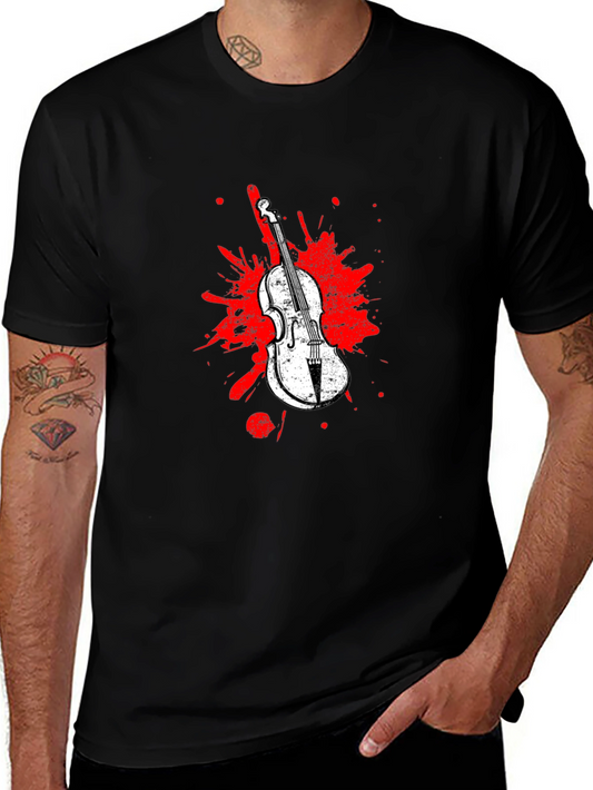 Musical Mayhem T-Shirt - Cello Splatter