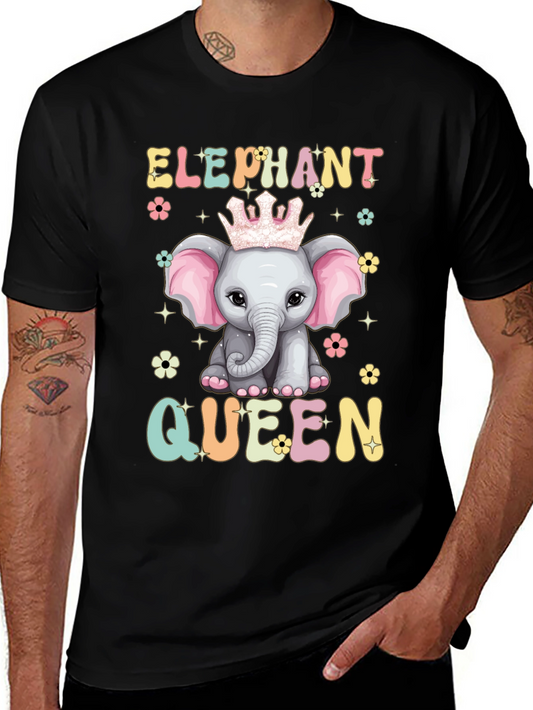 Elephant Queen Graphic T-Shirt